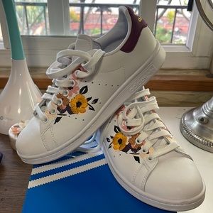 Adidas Stan Smith Floral 7.5